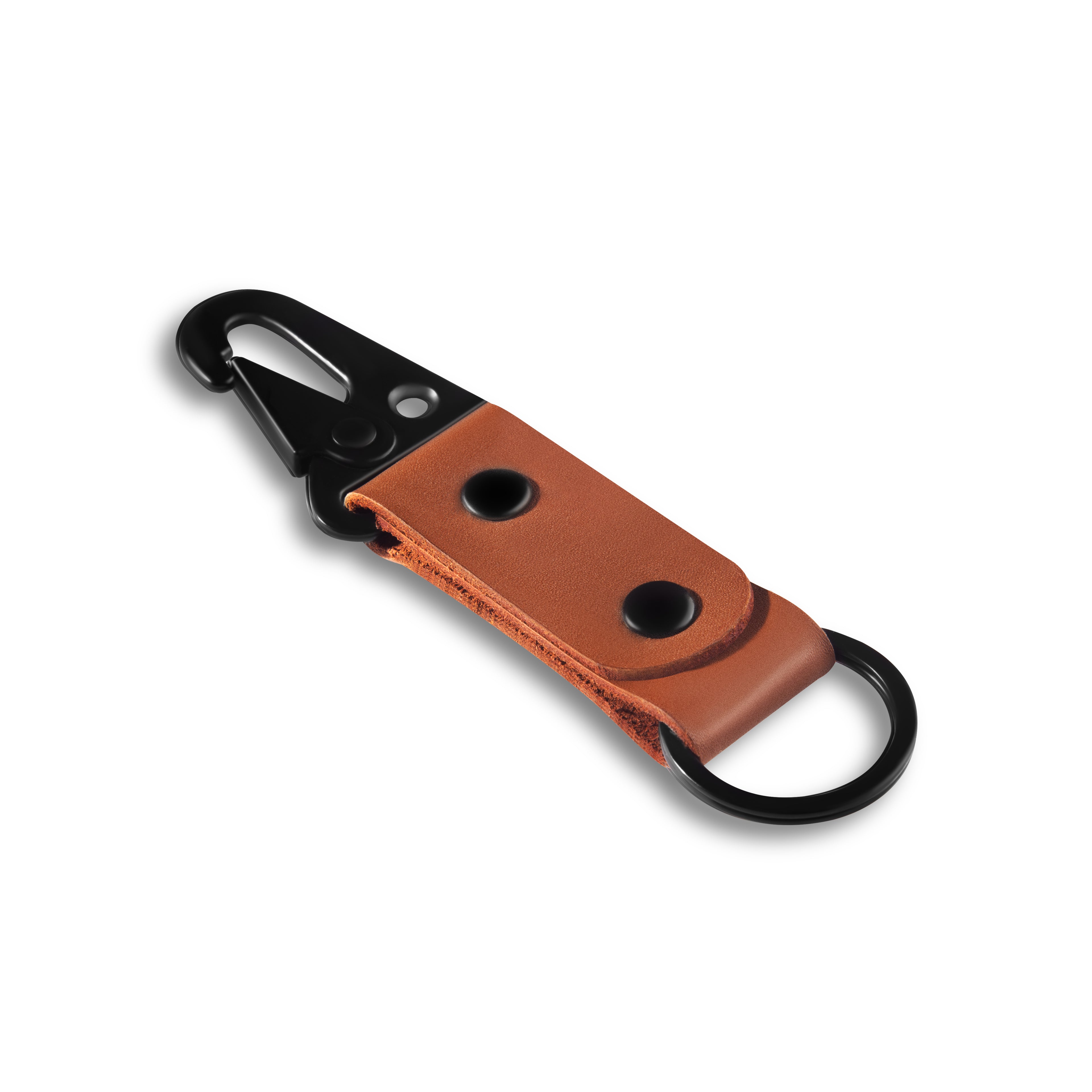 Tan Carabiner Key Chain