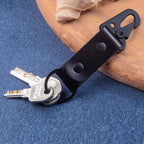 Black Carabiner Key Chain
