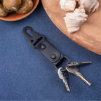 Black Carabiner Key Chain
