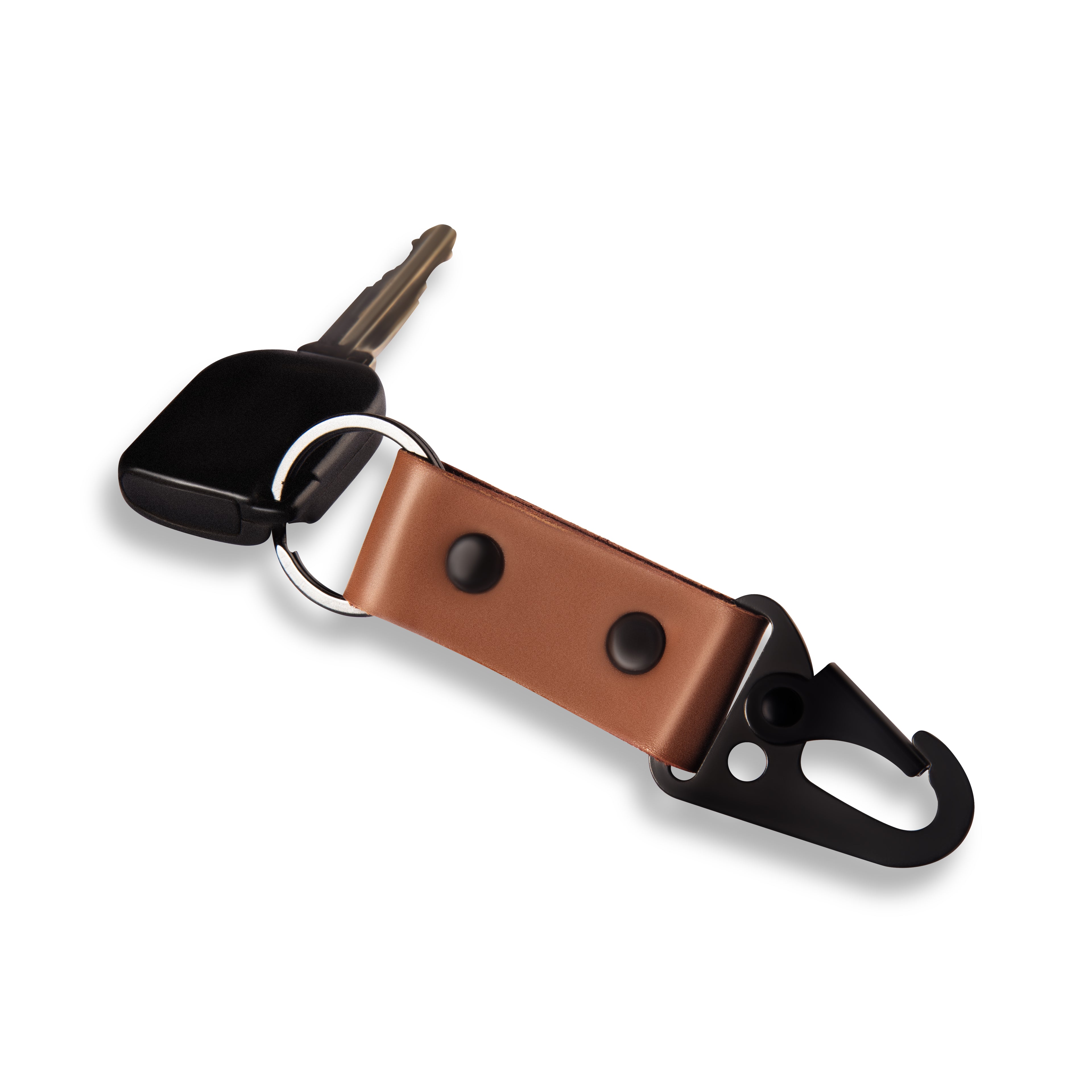 Tan Carabiner Key Chain