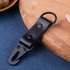 Black Carabiner Key Chain