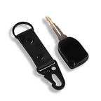Black Carabiner Key Chain